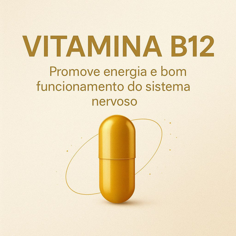 Vitamina B12: promove energia e bom funcionamento do sistema nervoso